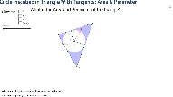 Circle Inscribed Find Area of Triangle
