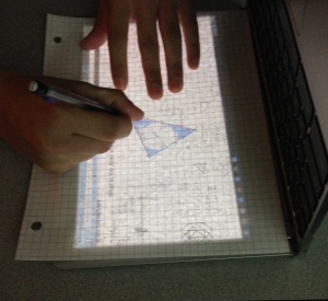 Student Tracing on Screen